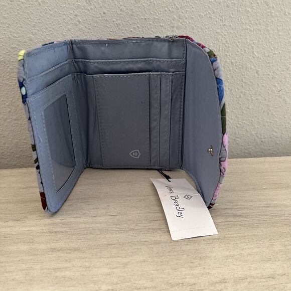 Vera Bradley RFID PROTECTED Mini Tri-Fold Wallet Bengal Lily NWT - Picture 6 of 9